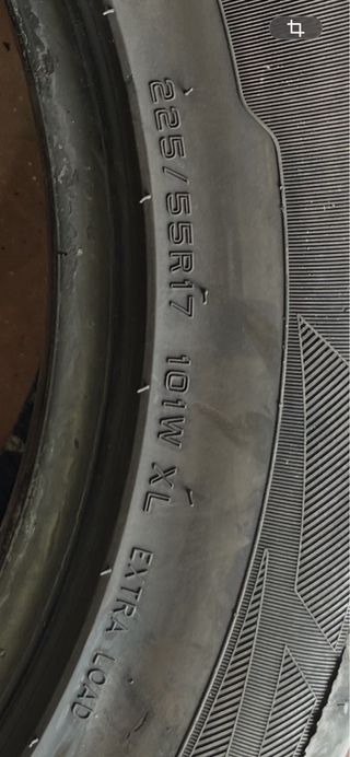 4 Neumáticos Goldline y Delinte d52- 225/55z/r17