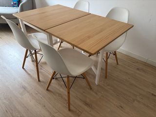 Mesa Comedor Extensible + 4 Sillas
