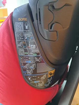 Silla coche bebé ISOFIX Grupo 1-2-3