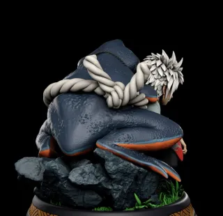 Figura Naruto Jiraiya con Gamabunta