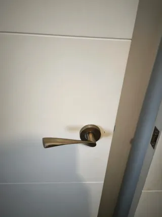 Dos puertas de madera macizas, 30€ cada una.