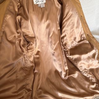 Cappotto in pelle Genny Donna 44 IT - M Beige