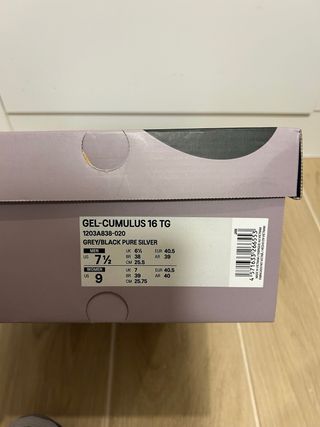 Asics Gel-Cumulus 16 Toga Gris/Plata