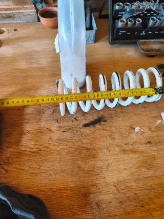 Molle elicoidali bianche 80-250