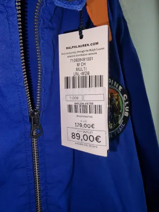 Chaqueta Polo Ralph Lauren Azul y Beige