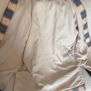 Cappotto Lungo Levis Uomo L Quadri tartan Azzurro