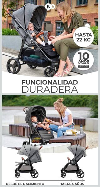 Silla de paseo hasta 22kg