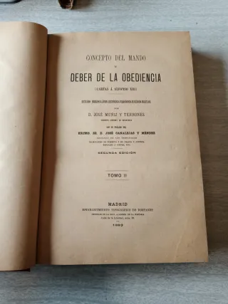 Libros antiguos Cartas a Alfonso XII