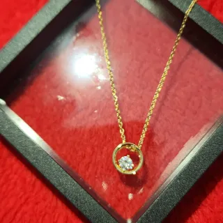 Colgante Oro 18k Plata 925 Circonita