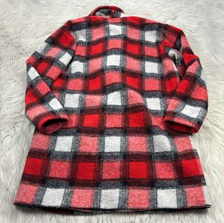 Abrigo cuadros Maison Scotch Talla L Size L-XL