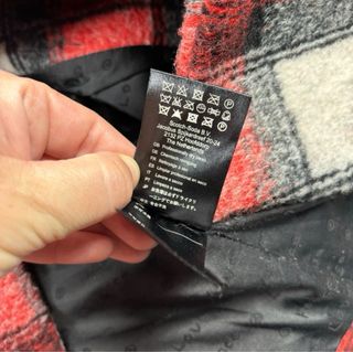 Abrigo cuadros Maison Scotch Talla L Size L-XL