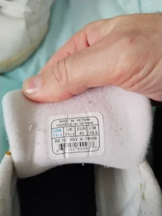 Zapatillas Reebok Blancas y Negras