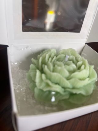 Candela profumata fatta a mano in cera di soia