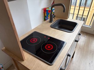 Cocina infantil de madera