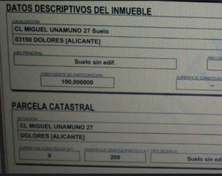 Solar en venta en Dolores