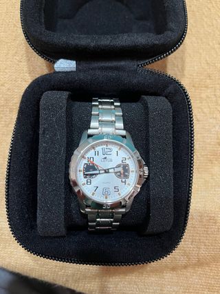 Reloj Lotus 15653 Reloj de Pulsera Plata/Blanco