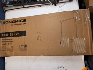 Burro Ropa, Perchero Extensible SONGMICS HSR13BK