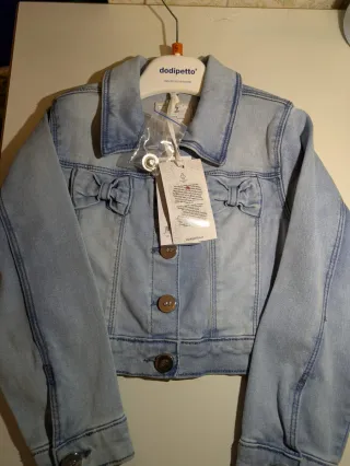 Giacca jeans bimba 5 anni