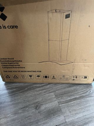 Campana extractora cristal 60cm Nueva