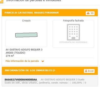 Terreno en venta en Argés