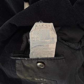 Giacca GUCCI Uomo 46 IT - S Nero Velluto a Coste