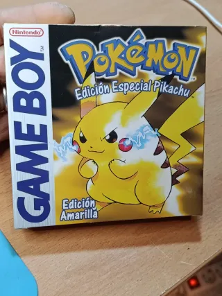 Pokemon Amarillo Edición Especial Pikachu Game Boy