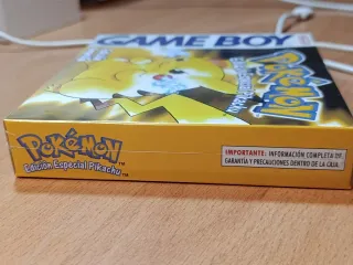 Pokemon Amarillo Edición Especial Pikachu Game Boy