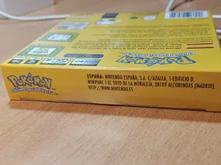 Pokemon Amarillo Edición Especial Pikachu Game Boy