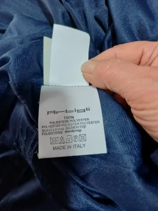 Artigli Vestito Smanicato Fantasia Blu