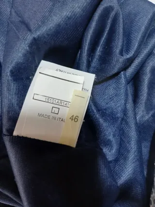 Artigli Vestito Smanicato Fantasia Blu