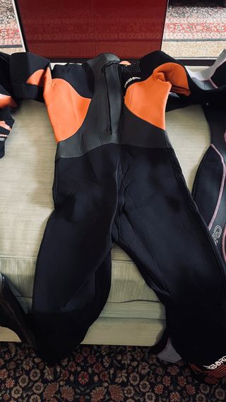 4 Mute s/m/l/m subacquea nera e arancione