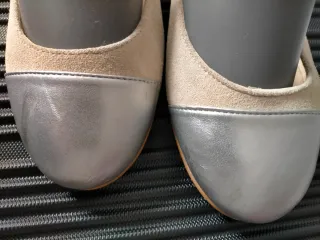 Bailarinas Sarah World 40 Beige Plata