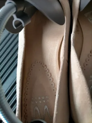 Bailarinas Sarah World 40 Beige Plata