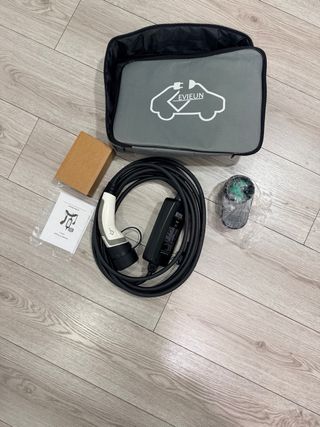 Cargador Coche Eléctrico 6A-12A, 7 metros.