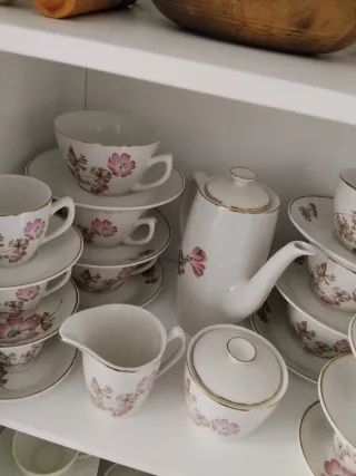 Juego de té porcelana #Bridgerton