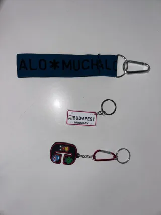 Pack 3 Llaveros: Budapest, Marvel y Alo