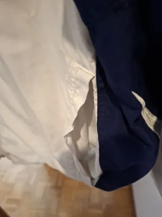 Chaqueta Vintage Reebok Blanca y Azul