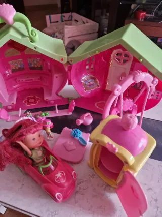 Casa de muñecas con accesorios