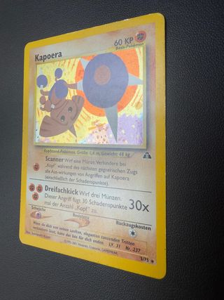 Pokémon Hitmontop Neo Discovery 3/75 Holo Alemán