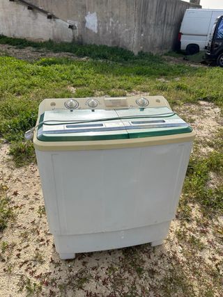 Lavadora Portátil Camping Doble Tina