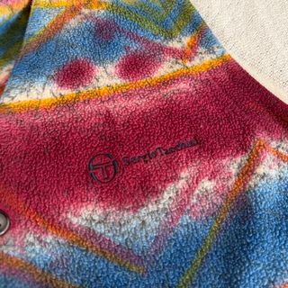 Gilet Vintage Sergio Tacchini Uomo L Multicolore