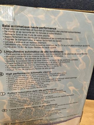 Robot aspirador automático Zap Max Limpiafondos