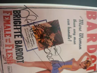Autógrafo Brigitte Bardot Female Flesh