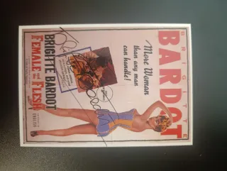 Autógrafo Brigitte Bardot Female Flesh