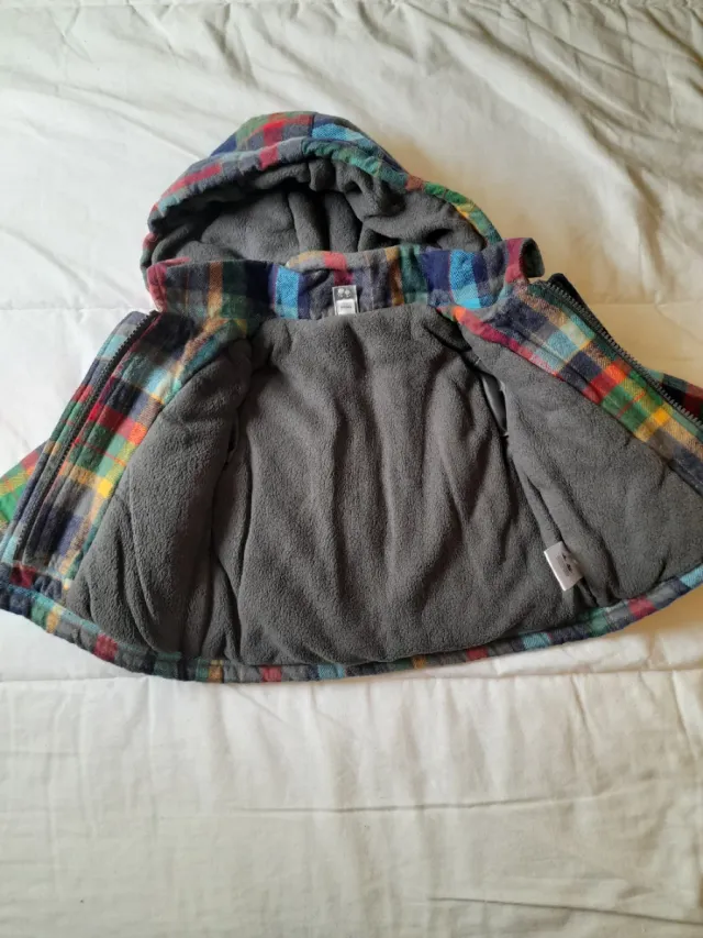 Parka bebé cuadros Tuc Tuc