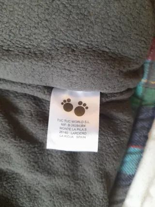 Parka bebé cuadros Tuc Tuc