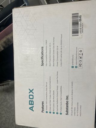 Proyector ABOX Blanco