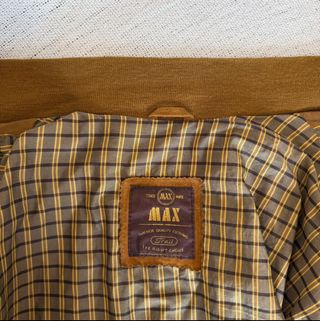 Giubbotto in pelle suede Uomo XL color Cammello