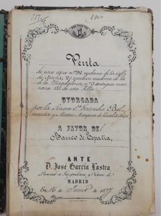 Madrid 1877, Marqueses de Riscal.