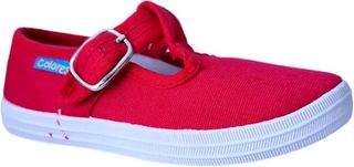 Zapatitos Pepito Lona Roja Bebé T-21